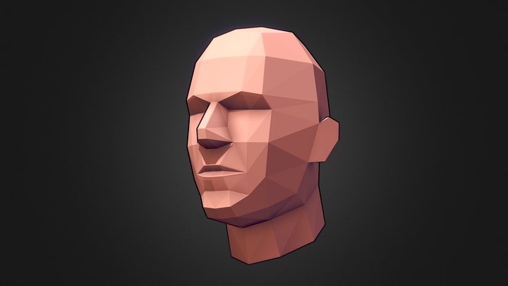 Male Head III 3D Model