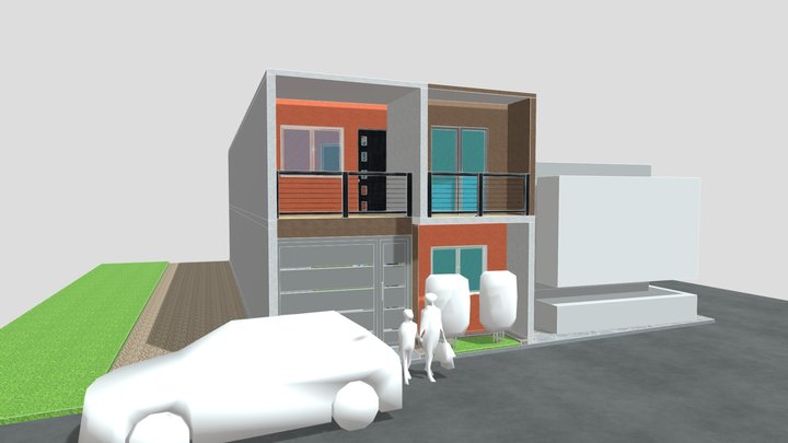 Maqueta residencia Loma Linda 3D Model