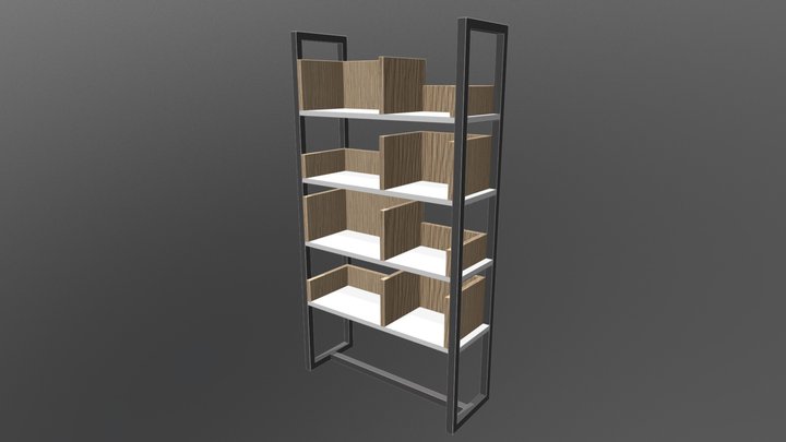 BIBLIOTHEQUE PARTAGEE 3D Model