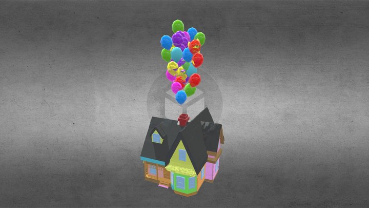 Mr Carl Fredricksen's House 3D Model