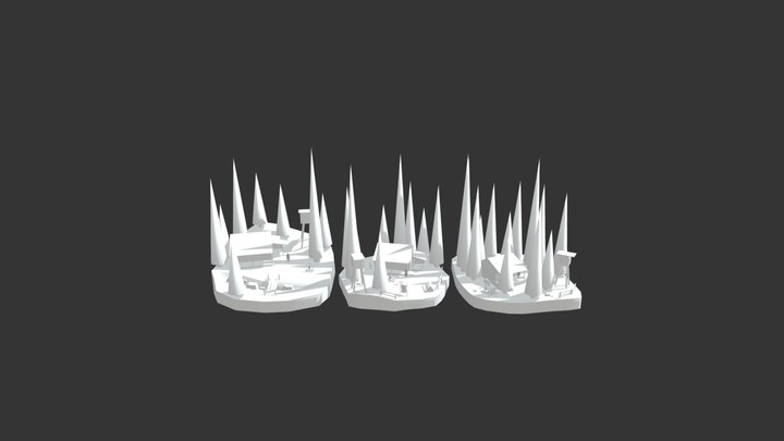 DioramaHouseBlockouts 3D Model