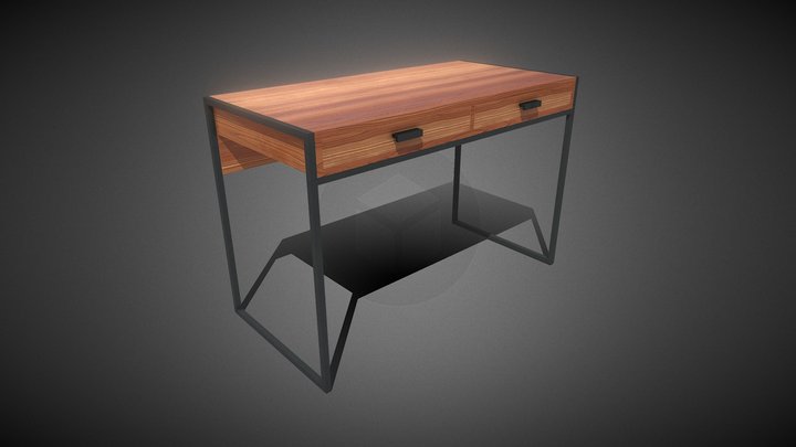 Minimalist desk 3D Model