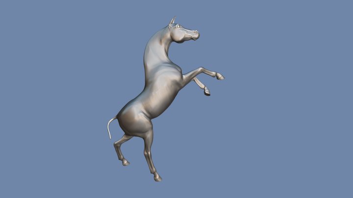 Nagdy the Arabian Horse 3D Model
