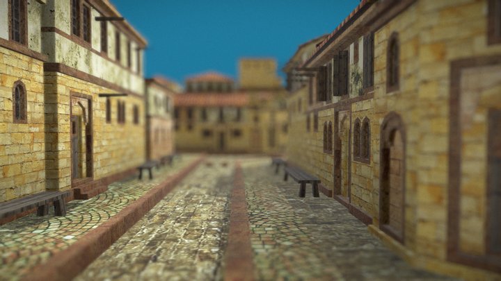 Italian city – Modelo 3D gratuito STL