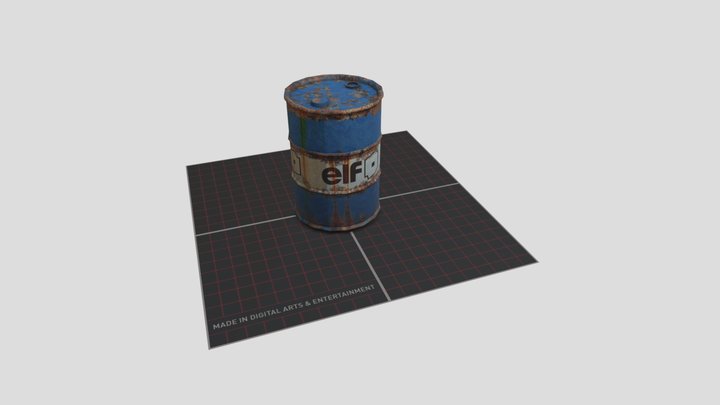 Prop_Barrel 3D Model