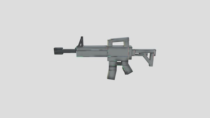 Pindad ss2 Minecraft 3D Model