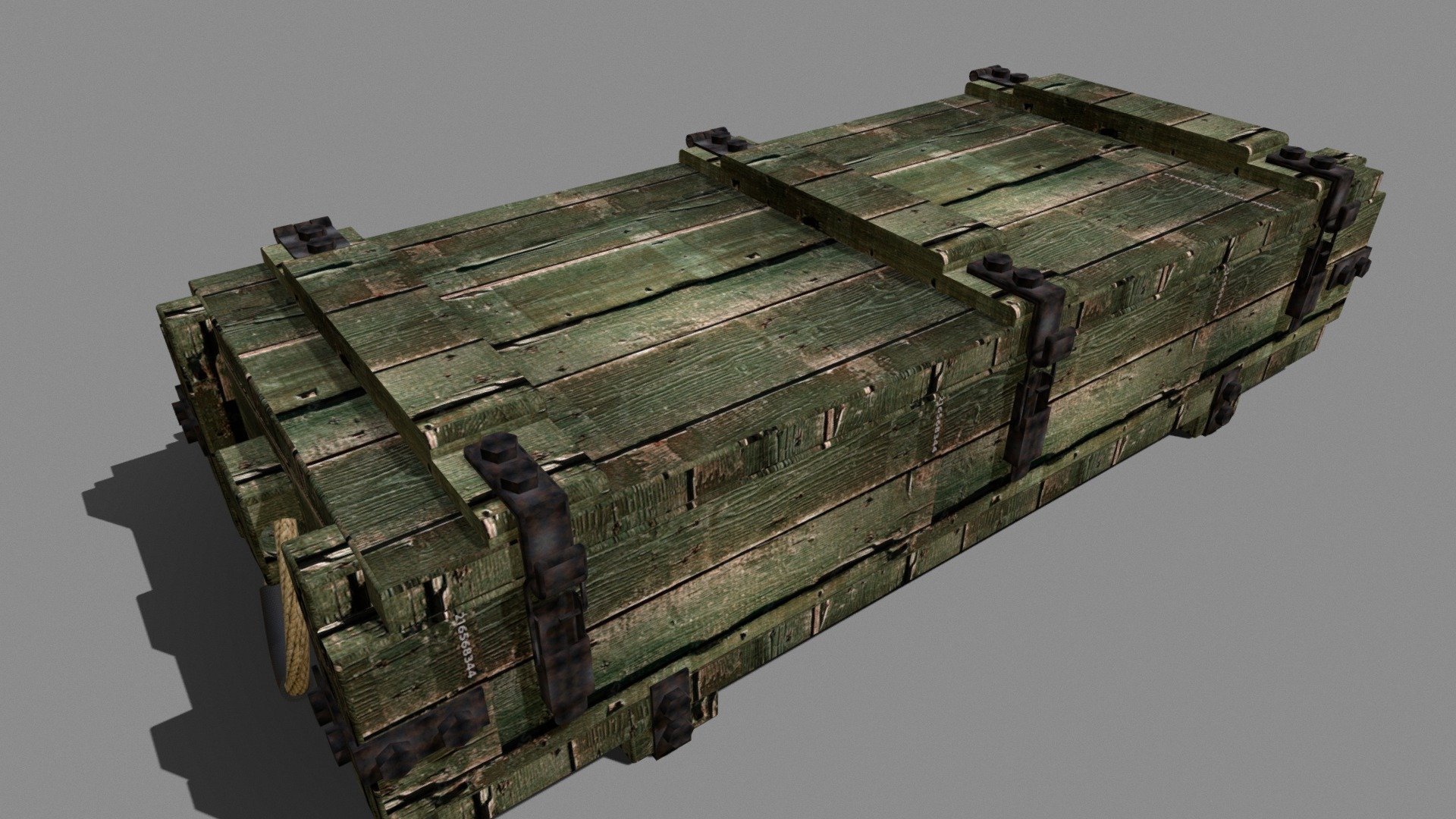 Old weapons chest Download Free 3D model by Eduardo Oliveira