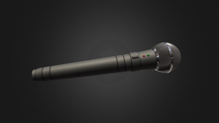 Microfono 3D Model