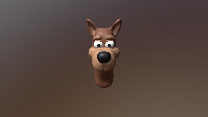 Cabeça DOG Treino1 3D Model