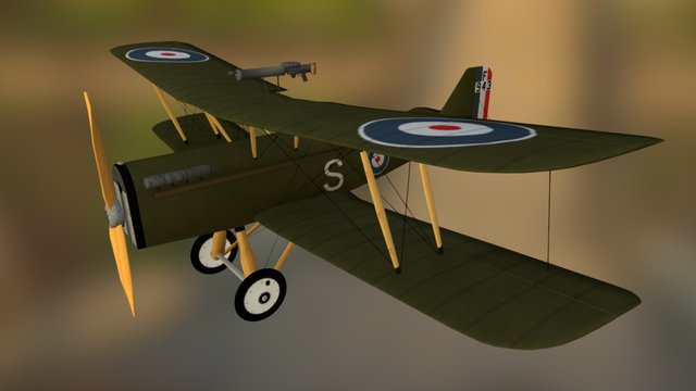 RAF S.E.5 – Modello 3D gratuito STL