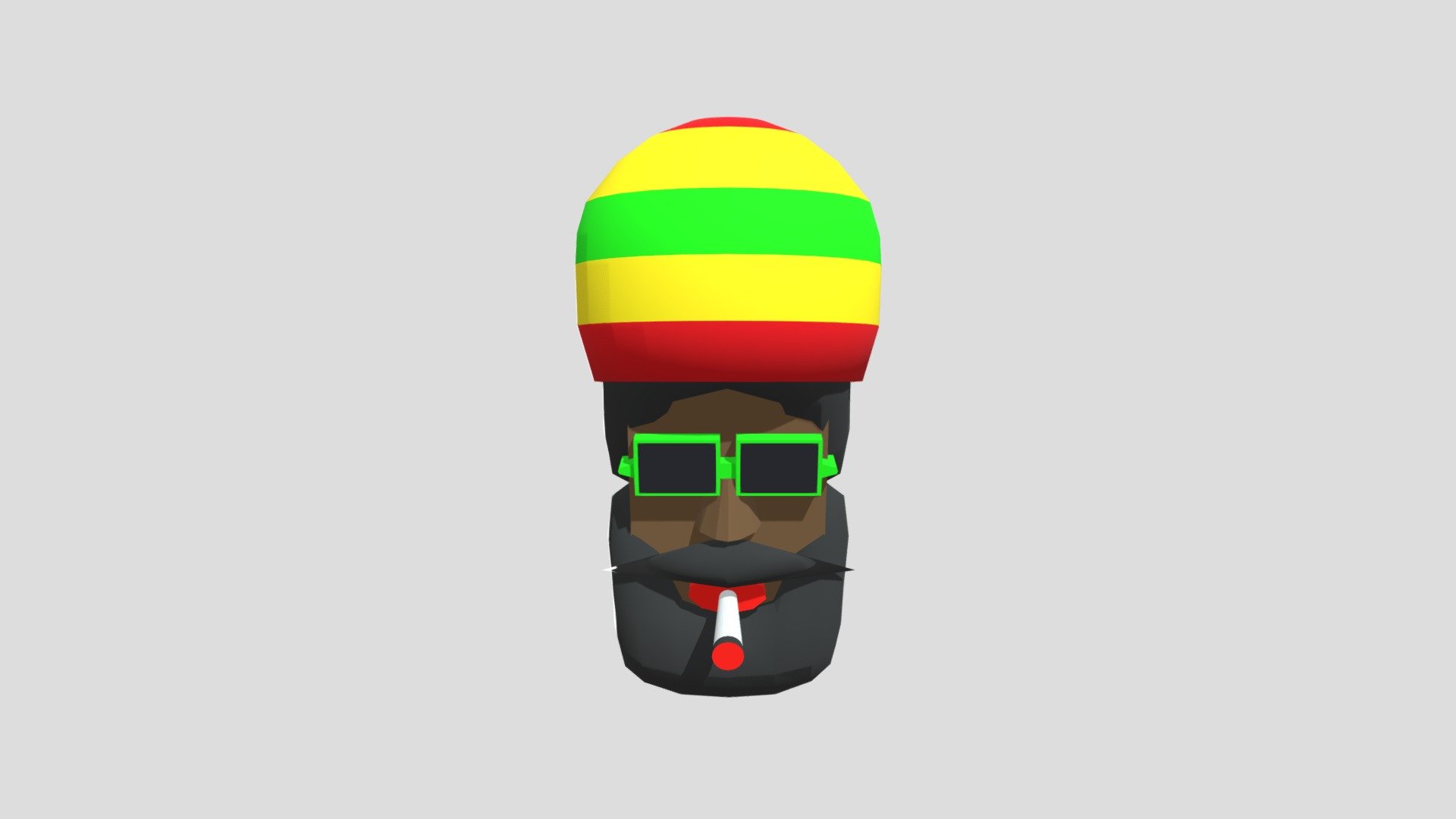 Rasta Nft lowpoly 3d model - 3D model by Zaid Mir (@mirsabir95 ...