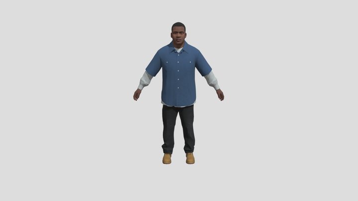 Rapping franklin 3D Model