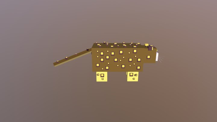ONÇA PINTADA 3D Model