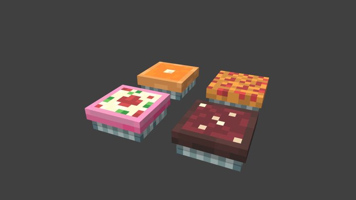 miscellaneous pies 3D Model