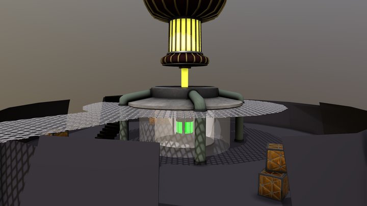 Nuclear Core Dome 3D Model