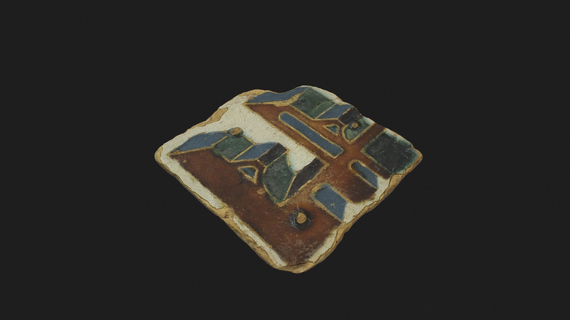 Azulejo Mudéjar (Aresta) | MSCV — Sketchfab embed 3D viewer