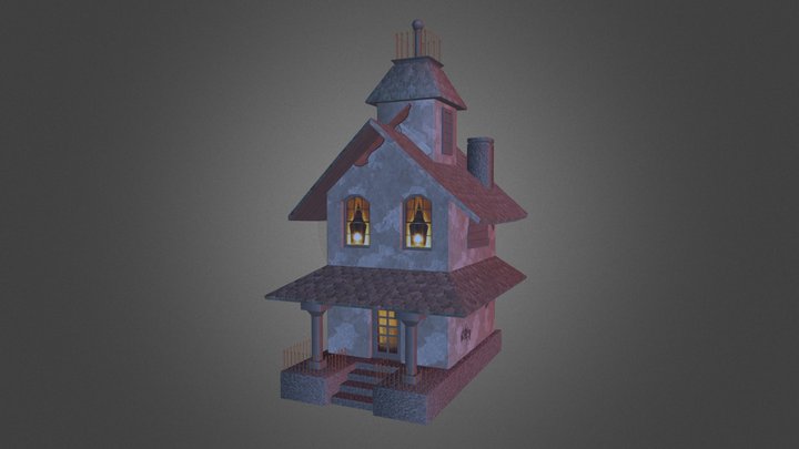 CreepyHouse 3D Model
