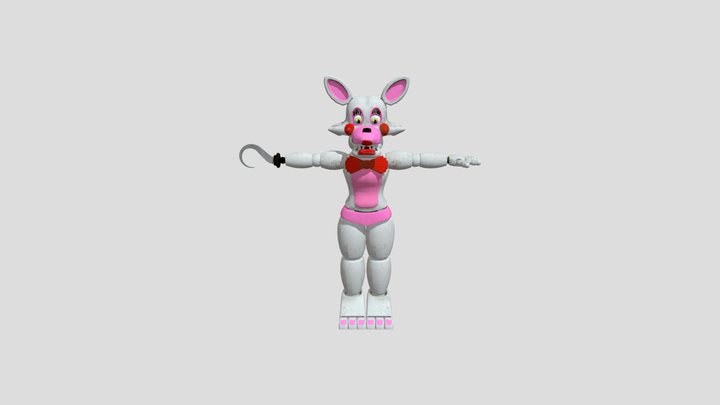 VR Toy Foxy FNAFSFM1 3D Model