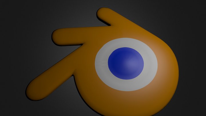 Blender logo 3D Model