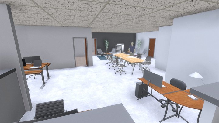 Fancy_office 3D Model