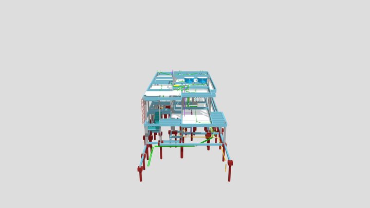 C3D - SANITÁRIO - J5 - SAPEZAL 3D Model