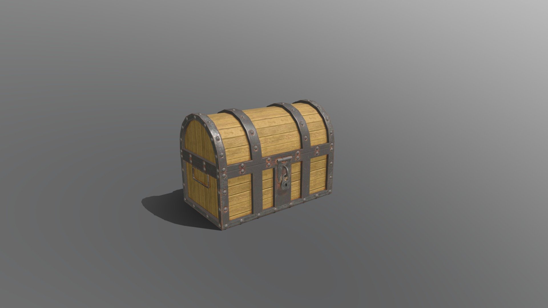Vintage chest low poly - 3D model by bolom009 [35916a2] - Sketchfab