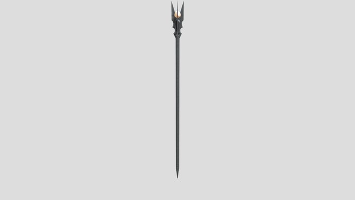 Saruman Staff2_low 3D Model