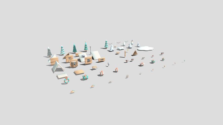 X Modular Kit 2k20 3D Model