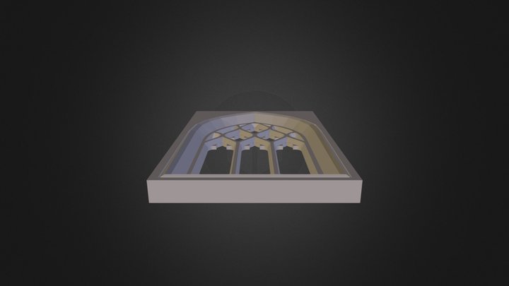 Stone Window 3D Model