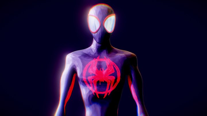 Miles Morales Spider-Man 3D Model