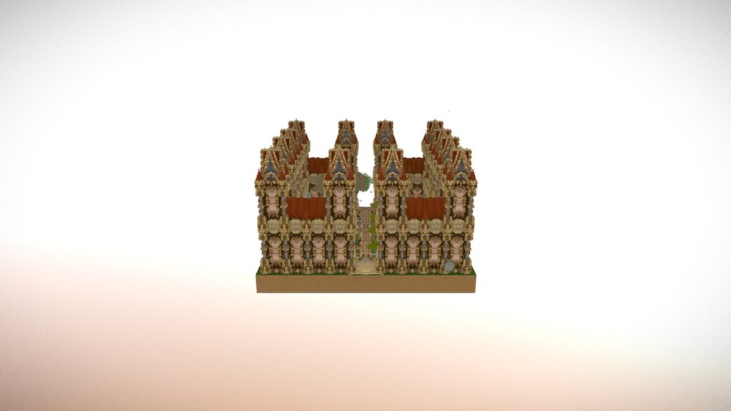 Minecraft Faction Spawn #1 - 3D model by EnderRaider [35932d6] - Sketchfab