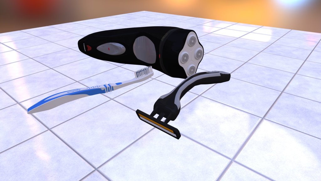 1DAE15 Tom Ryckeboer - Three high-poly objects - 3D model by Tom ...