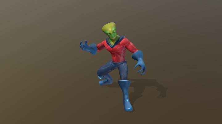 Alien_test_Character 3D Model