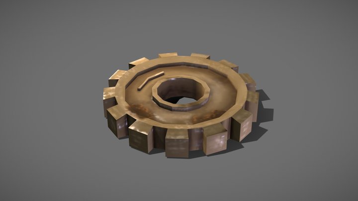 Gear Cog 3D Model
