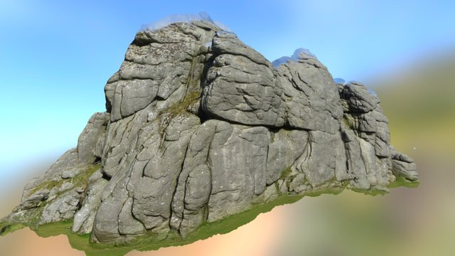 Haytor Rock Dartmoor 3D Model