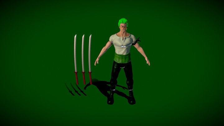 ZORO - acabamentos finais 3D Model