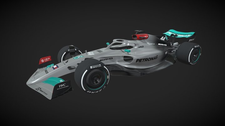 Mercedes Formula 1 2022 3D Model