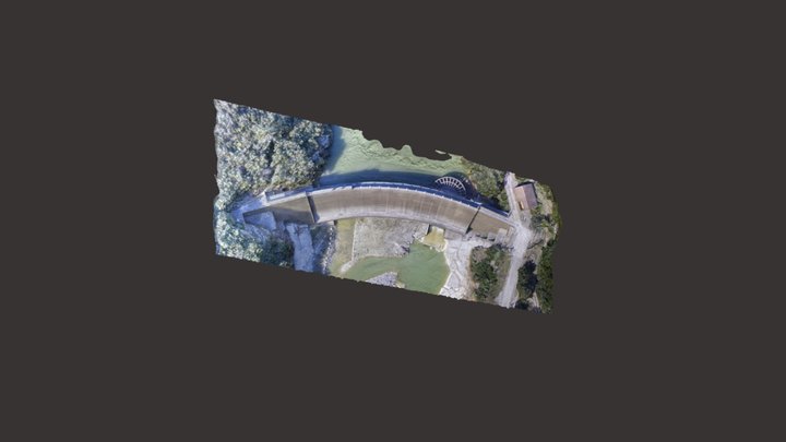 Barrage De la rouviére 3D Model