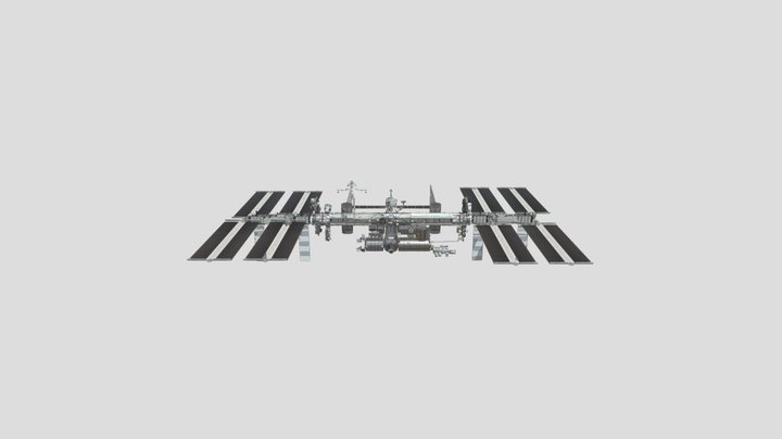 ISS Space Station 3D Model