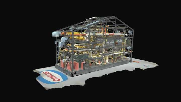 SOHIO Natural Gas Processing Facility (2 of 2) 3D Model