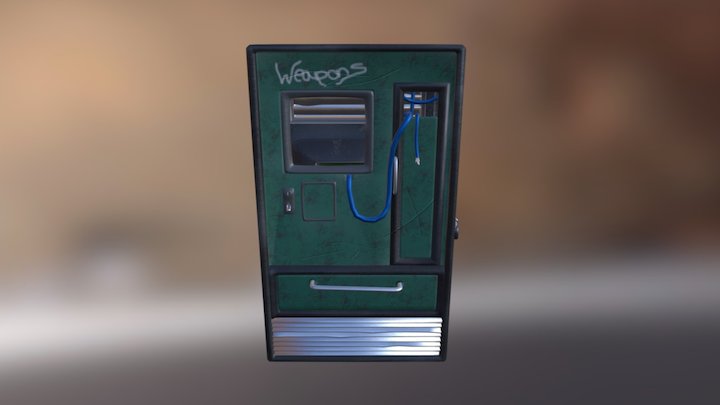Rust | Weapons Vending Machine 3D Model