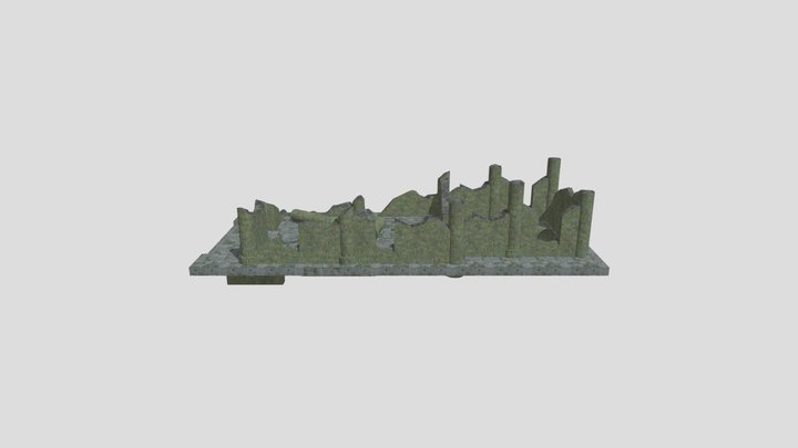 Church Ruins 3D Model