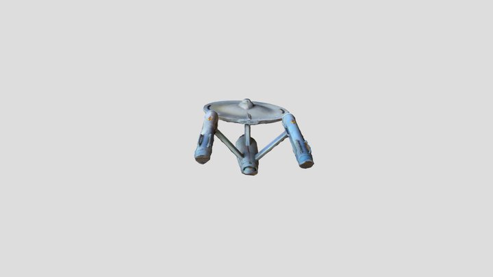 Mirror Universe Enterprise 3D Model