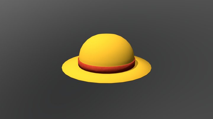 Luffy's Straw Hat 3D Model