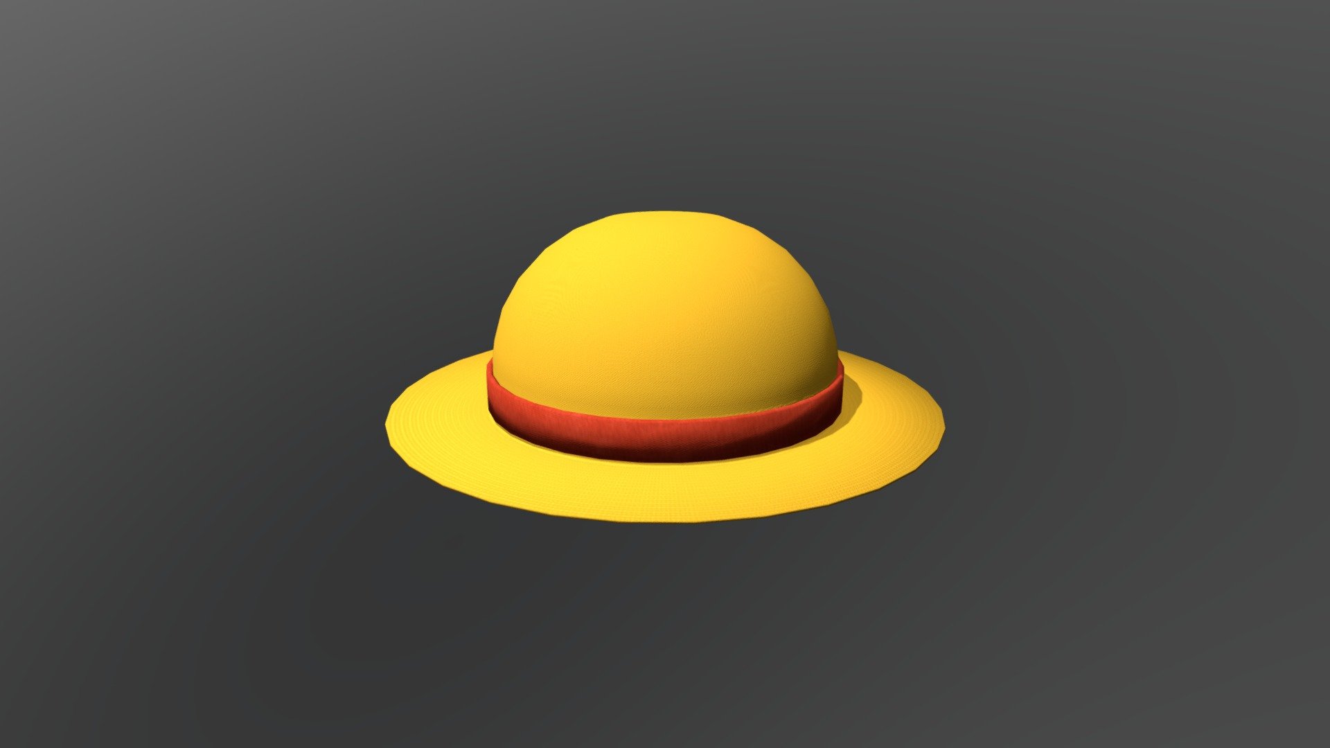 Luffy's Straw Hat - Download Free 3D model by tdonizetti [3598d9e ...