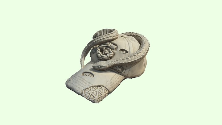 G00GLE HAT ( c l a y ) 3D Model