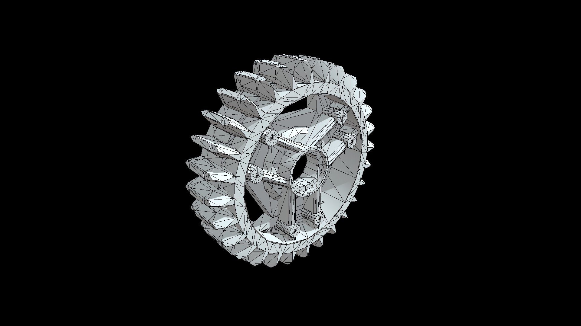 Gear 28 Tooth Double Bevel with Pin Hole