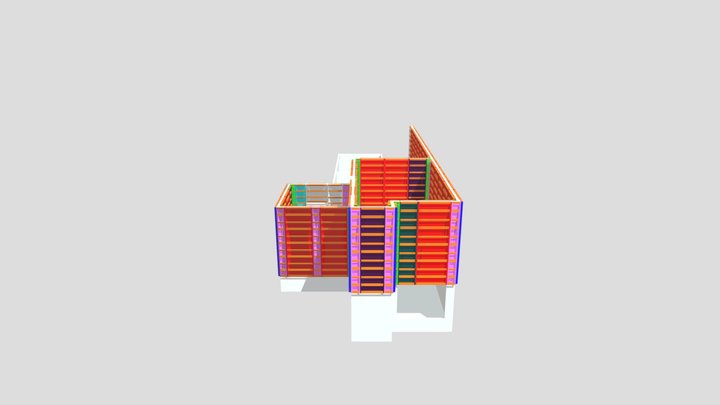 Modulação De Formas - Vista 3D - 2ª Montagem 3D Model