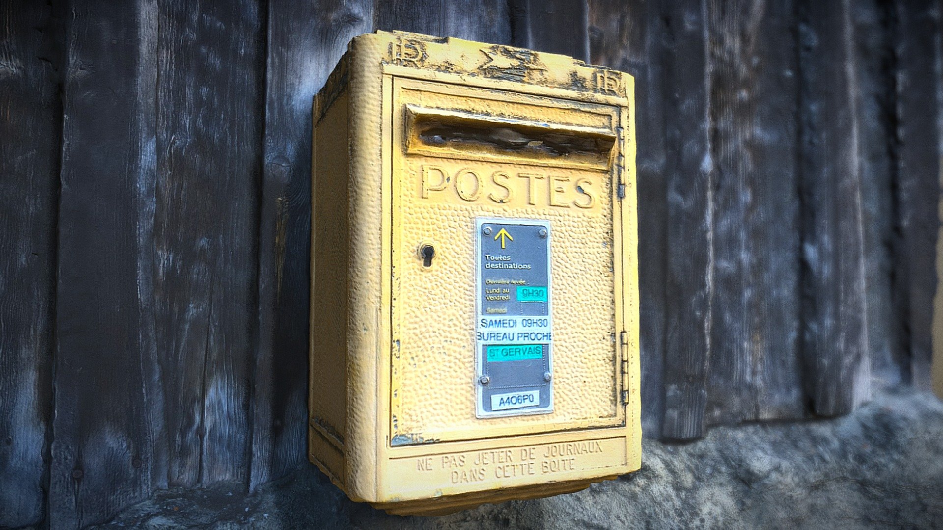 Old French post box