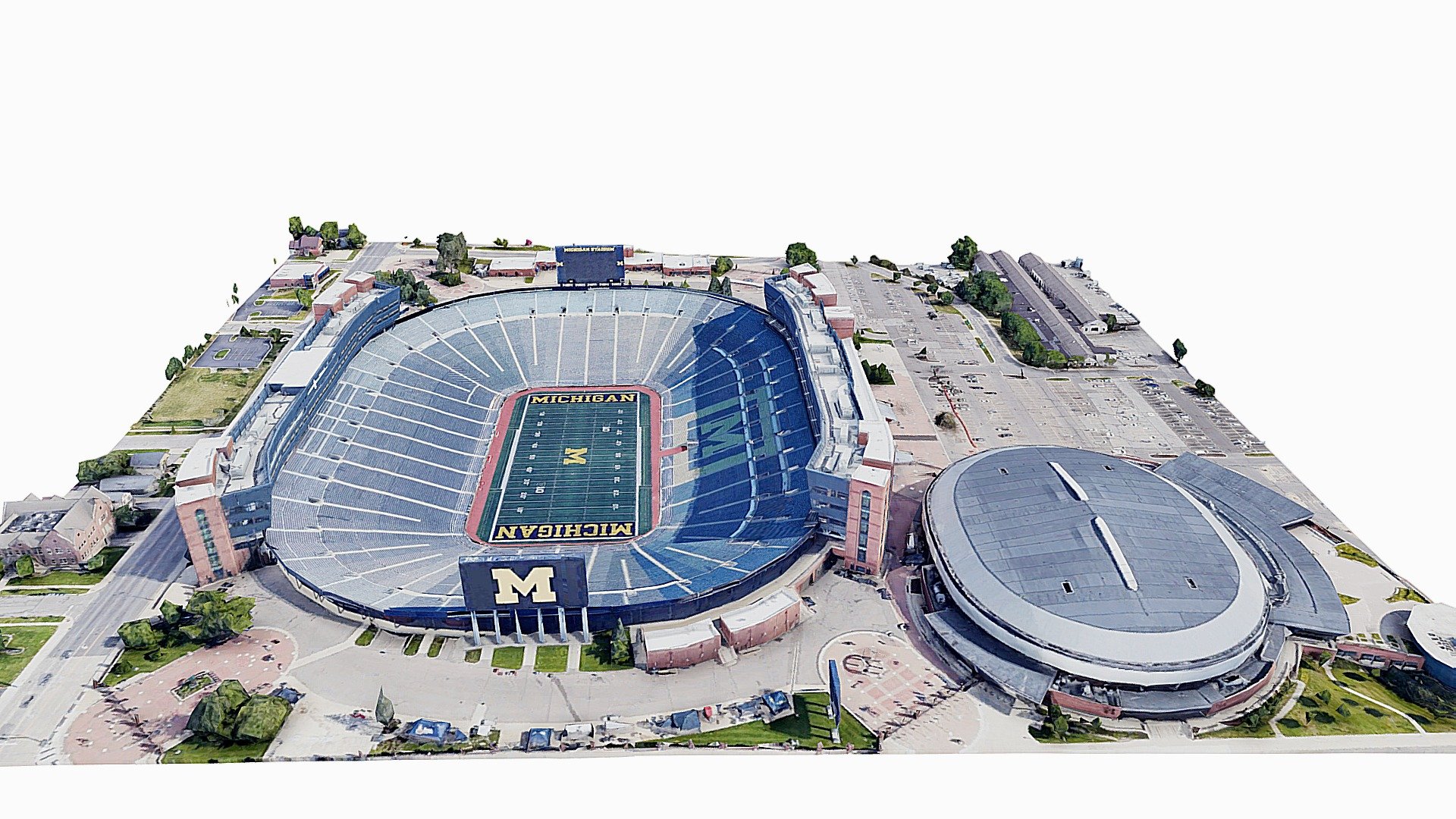 Michigan Stadium 3D model by SENSIET (asensio) [359b95e] Sketchfab